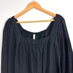 Gentle Fawn Rosas Black Textured Boho Blouse Photo 1
