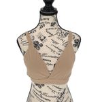 SKIMS Fits Everybody Crossover Bralette 2X Tan Nude Wireless EUC Photo 3