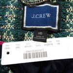 J.Crew NWT Lady Jacket in Spicy Jade Emerald Metallic Tweed Blazer 16 Photo 3