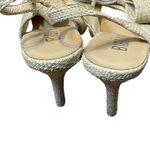 Bibi Anthropolgie Lou Pumps Heels Size 39/7 US Miho Natural‎ Womens Peep Toe Tan Photo 7