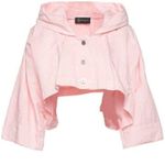 Mr & Mrs Italy Hoodie Cropped Jacket pink M Size M Photo 0