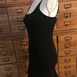 Princess Polly Mini Ruffle Black Dress Size 4 Preppy Hipster All Occasion Photo 1