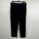 J.Crew NEW  Velvet Pants Womens 2 Black Pull On Crop Ankle H2684 Photo 2