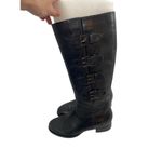 Ecco  black leather riding boots size 39 (8) womens boots Photo 10
