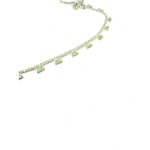 Madewell  Yellow Gold Tone Necklace Short Semi Circle Charm Disks Womens Quality Photo 5