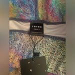 Terez NWT  Rainbow Sparkle Pattern Active Wear Leggings, Size S Photo 9
