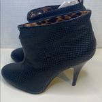 Betsey Johnson Black Snakeskin Leather Booties size 7.5 Photo 3