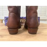 Wildflowers Bluebonnet Cedro Embroidered Cowboy Boots Brown Leather Size 7 NIB Photo 8