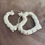 Gold Filled Style Heart Shaped Bamboo Earrings Photo 1