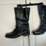 Naturalizer  Bridgette Leather Snakeskin Embossed Faux Fur Lined Moto Boot Photo 8