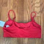 ANDIE  Swim The Maui Bikini Top Size Small Cherry Red NWT Photo 4