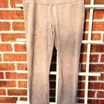 Rachel Zoe EUC dark camel high rise faux suede leggings size 8 Photo 0