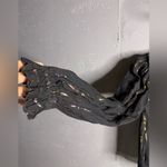 Farm Rio  Metallic Striped Ruffle Top in size XS Photo 7