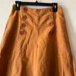 Ulla Johnson  Polina wide flared pants cotton linen silk size 2 DR Photo 9