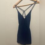 superdown  Grecia Strappy Back Mini Dress Size Small Navy Blue Photo 2