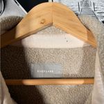 Everlane  Light Tan Sherpa Shirt Jacket Photo 3