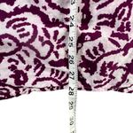 Just My Size Blouse Women 3XL Magenta Pink Ombre Abstract Button Down Top Resort Photo 6