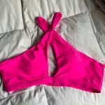 Cross neck bikini top Pink Size L Photo 0