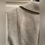 Talbots Women’s Size 16  Gray Wool And Angora Double Breasted Short Coat Photo 5