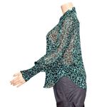 MISA Los Angeles  Candra Top, Teal Shimmer, Small Photo 10