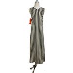 Anthropologie Simon Miller Axon Sleeveless Knit Dress Black Ivory Size M Photo 8