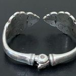 Brighton Vintage Retired Filigree Hinged Cuff Bangle Bracelet 49.5g Photo 9