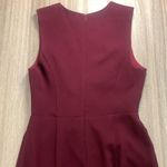 WAYF The Casey Plunge Neck Sleeveless Long Dress Burgundy Small! Photo 9