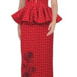 NWT! Fanm Mon Dress Gulia size large Red Photo 0