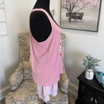 Sweet Pink and White Pajama Set with Bear Graphics Size L Photo 4