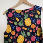 Princess Highway Retro Reboot Fruit Jumpsuit Teacher Linen Womens Size 12 AU 8US Blue Photo 12