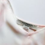 All Saints Benno Slip Dress Pink & White, Trendy Tie-Dye SMALL Photo 14