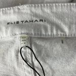 Tahari Ellie SZ 12 Classic Fit Jeans Relaxed Straight Leg Pockets Mid-Rise White Photo 7