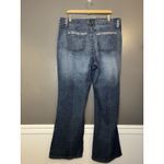 Zana Di Jeans Womens 22 Blue Bootcut Rhinestone Embellished Stretch Denim Bling Photo 5