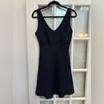 BCBGMAXAZRIA Vintage  90’s Elegant Navy Timeless Elegant Sleeveless Dress Size 6 Photo 3