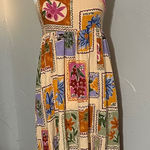 Paper Heart  floral Patchwork Midi Dress Photo 0