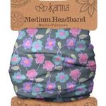 Karma Grey Poppies Medium Headband Photo 0