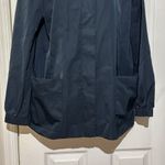Jil Sander  Navy Blue Silk Lined Jacket Snap on Button Italy size 42 Photo 2