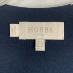 Hobbs Women’s Size 2 Navy White Floral Wrap Midi Dress Elegant Classic Core Blue Photo 8