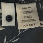 Hilary Radley  Floral V-Neck Blouse Long Sleeve Shirt Women's Size XXL Navy Blue Photo 4