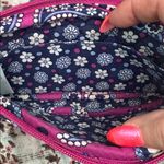Vera Bradley  Pink and Blue Floral Paisley Clutch Photo 6