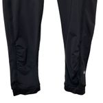 Lululemon Ruched Cropped Leggings Black Stretch Athletic Crop Women’s Size 4 Photo 2