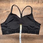Victoria's Secret PINK Victoria’s Secret Ultimate Lightly Lined Black Sports Bra Size Large NWOT Photo 4