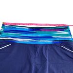 Athleta  Womens Small Tall Relay‎ Athletic Skort Navy Blue Multicolor Photo 9