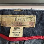 Women's Khakis 16w Dark Wash Denim Flare Leg Jeans Casual Blue Photo 4