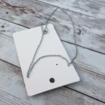 Silver Tone Mama Bear Pendant Necklace Photo 2