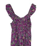 Loft Ann Taylor Hibiscus Ruffle Midi Halter Dress Women's Size 4 Photo 2