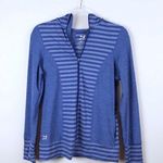 City Sports Two Tone Blue Athletic Zip Up Hoodie S Photo 0