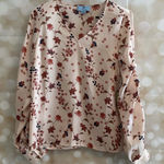 CeCe  Peach Floral Blouse Photo 0