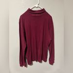 Long sleeve maroon turtlenecks shirt Red Size L Photo 1