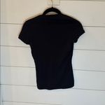 AG Adriano Goldschmied  Black V-Neck Short Sleeve Tee size S EUC Photo 4